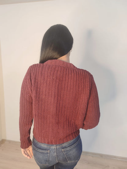 Kadın Selanik Düğmeli Regular Fit Triko Hırka