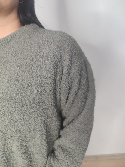 Kadın Buklet Basic Triko Kazak