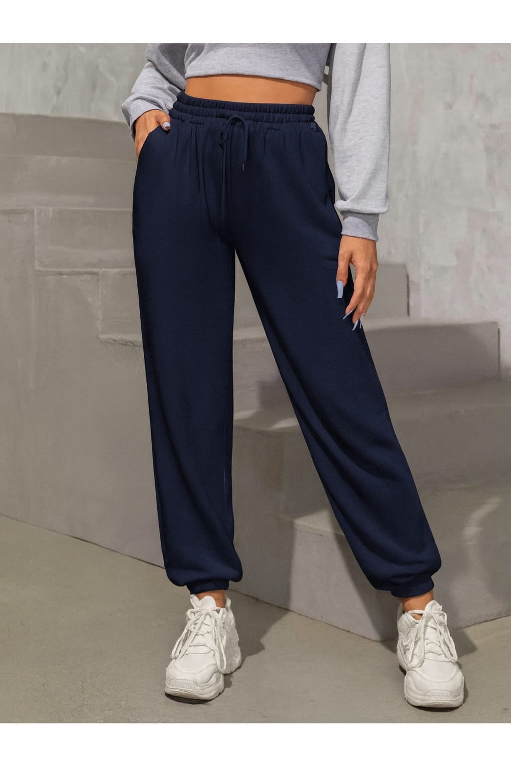 Unisex Eşofman Altı 3 ip Şardonlu Rahat Oversize Lastik Paça  Jogger Tarzı Kışlık